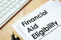 Financial Aid Eligibility. Royalty Free Stock Photo