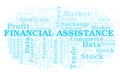 Financial Assistance word cloud.