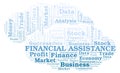 Financial Assistance word cloud.