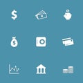 Financial Banking Vector Icon Set