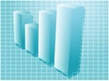 Financial barchart Royalty Free Stock Photo