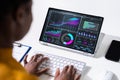 Financial Business Analytics Data Dashboard Royalty Free Stock Photo