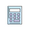 Financial business calculator to accounting economy