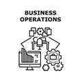 Financial Business Operations Vector Concept Color