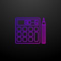 Financial calculation outline nolan icon. Elements of banking and finance set. Simple icon for websites, web design, mobile app,