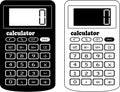 The financial calculator. Royalty Free Stock Photo