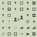 financial communication of people icon. Detailed set of Minimalistic icons. Premium quality graphic design sign. One of the coll