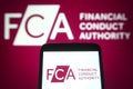 Financial Conduct Authority FCA logo Royalty Free Stock Photo