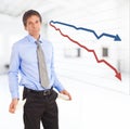 Financial crisis Royalty Free Stock Photo