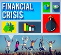 Financial Crisis Problem Money Issue Concept Royalty Free Stock Photo