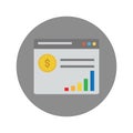 Financial dashboard Color Vector Icon which can easily modify or edit