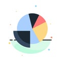 Financial Data, Analysis, Analytics, Data, Finance Abstract Flat Color Icon Template