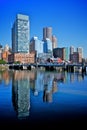 Financial district of boston Royalty Free Stock Photo