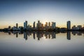 Financial district Canary Wharf, United Kingdom Royalty Free Stock Photo