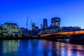 Financial district of the City of London Royalty Free Stock Photo
