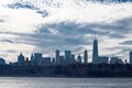 Financial district from Williamsburg Royalty Free Stock Photo