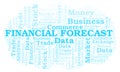 Financial Forecast word cloud.