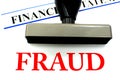 Financial Fraud Royalty Free Stock Photo