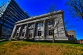 Financial holdings corporation historic building in downtown Kansas city missouri Royalty Free Stock Photo