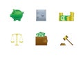 Financial icon set