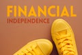 Financial independence concept