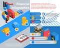 Financial Infographics Isometric