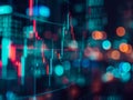 financial instruments with various type of indicators including volume analysis for professional technical analysis on the monitor