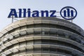 Financial and insurance group Allianz logo on the building of the Czech Allianz headquarters Royalty Free Stock Photo