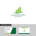 Financial Logo Template, Accounting Logo Template, Free Business Card