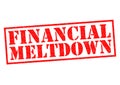 FINANCIAL MELTDOWN Royalty Free Stock Photo