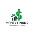 Financial natural business logo