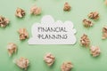 Financial planning is a crucial aspect of managing one's finances Royalty Free Stock Photo