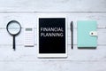 Financial planning Royalty Free Stock Photo