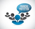 Financial Protection teamwork sign