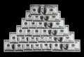 Financial pyramid Royalty Free Stock Photo