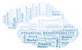 Financial Responsibility word cloud.