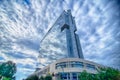 Financial skyscraper in Charlotte North Carolina USA Royalty Free Stock Photo