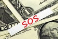 Financial SOS Royalty Free Stock Photo