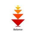 Financial stability, balance concept Royalty Free Stock Photo