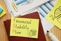 Financial Stability Plan FSP is shown on the conceptual business photo