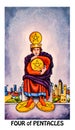 Five of Pentacles Tarot Card Financial or Material Loss Financial burdens Recession