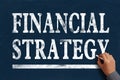 Financial strategy Royalty Free Stock Photo