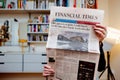 Financial Times British newspaper breaking news of UBS historic