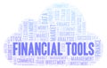 Financial Tools word cloud.