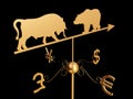 Financial weather vane 3D