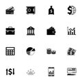 Financical icon - Expand to any size - Change to any colour. Perfect Flat Vector Contains such Icons as bank, stock, handshake,