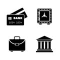 Financical. Simple Related Vector Icons