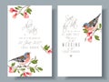 Finch pomegranate branch cards