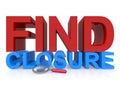 Find closure on white