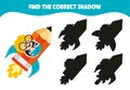 Find The Correct Shadow Activity